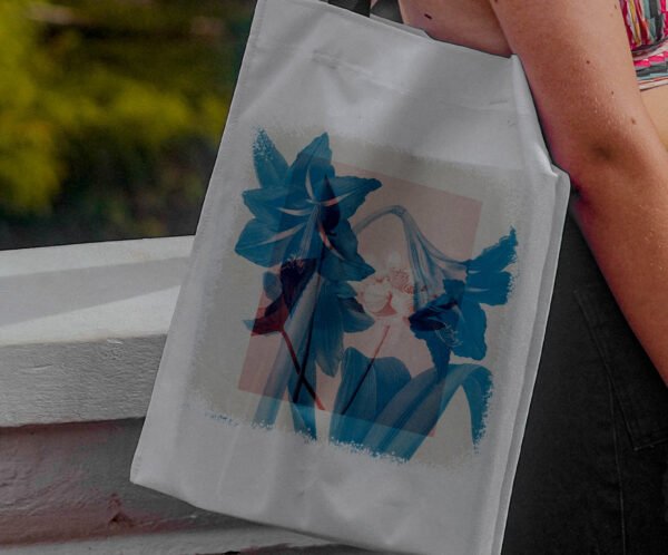 Flores azules - Tote Bag