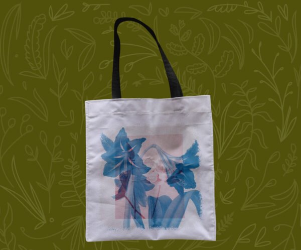 Flores azules - Tote Bag - Imagen 4