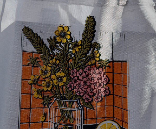 Flor alimonada - Tote Bag - Imagen 3