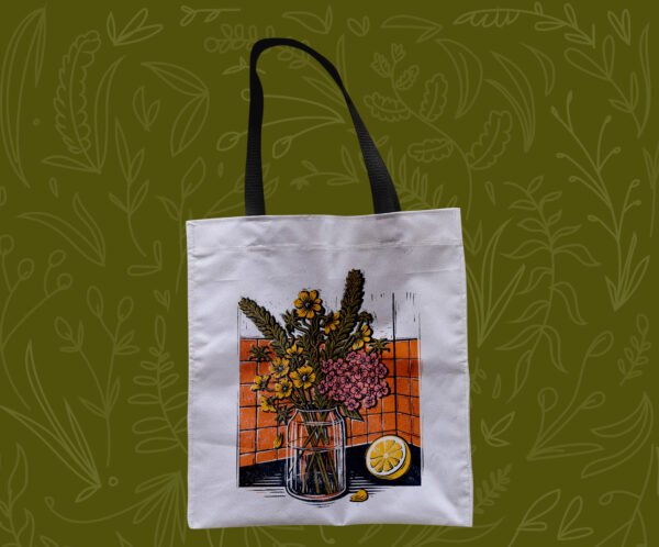 Flor alimonada - Tote Bag - Imagen 4