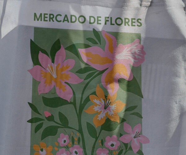 Mercado de flores - Tote Bag - Imagen 3