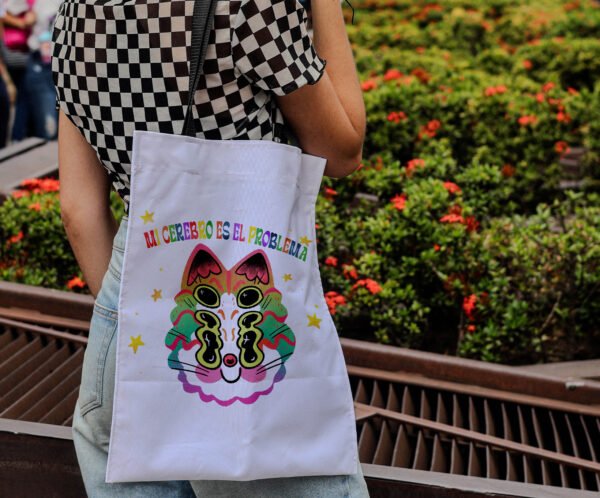 Gato cerebro - Tote Bag