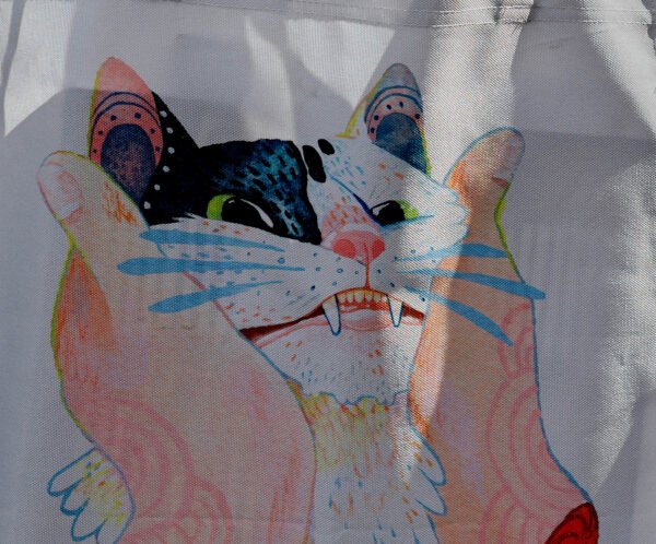 Colmillos de gato - Tote Bag - Imagen 3