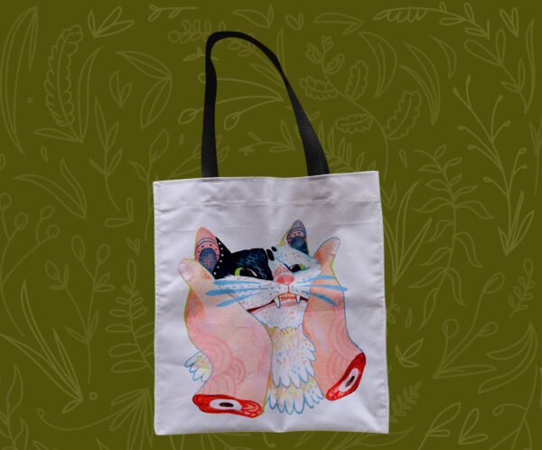 Colmillos de gato - Tote Bag - Imagen 4