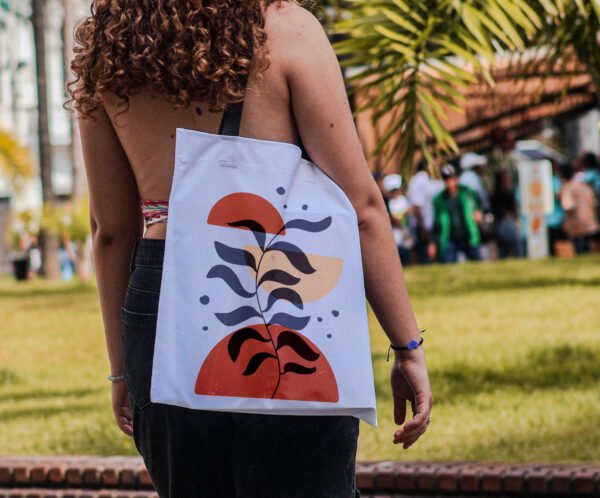 Flor minimalista - Tote Bag