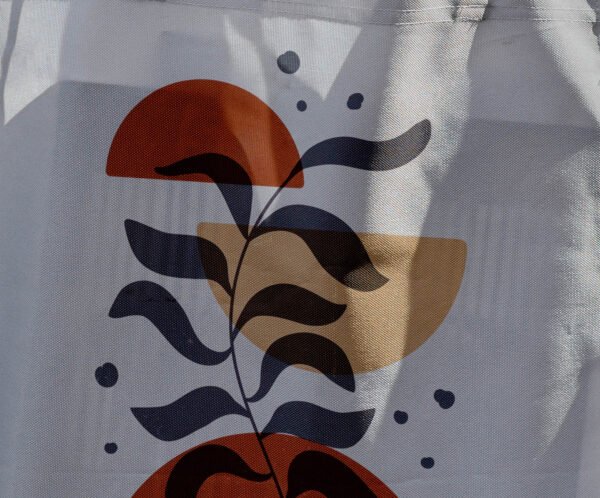 Flor minimalista - Tote Bag - Imagen 3
