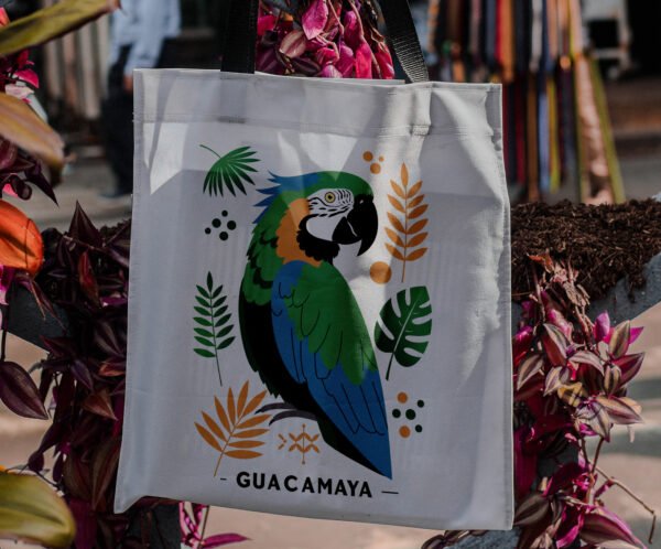 Guacamaya verde - Tote Bag - Imagen 2
