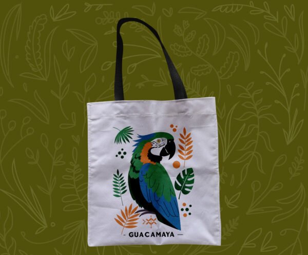 Guacamaya verde - Tote Bag - Imagen 4