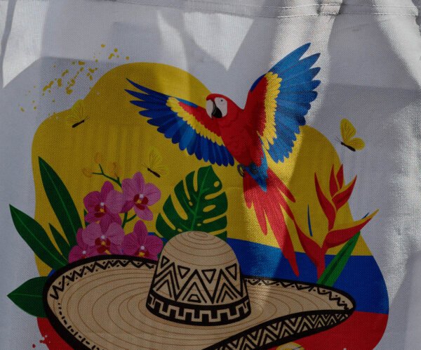 Colombia sombrero - Tote Bag - Imagen 3