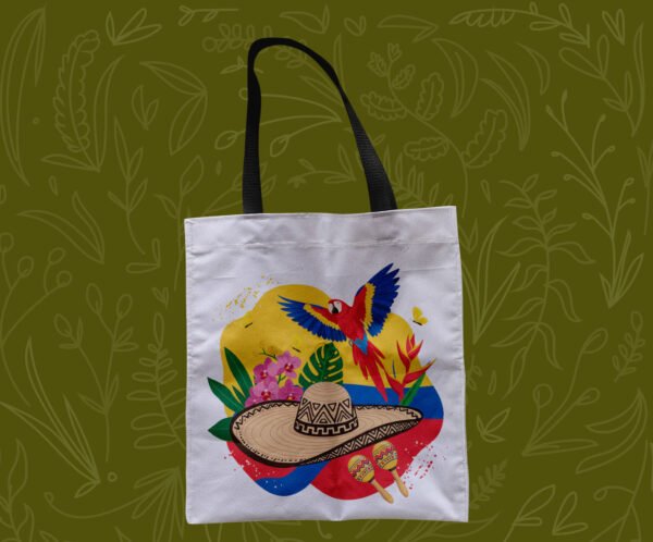 Colombia sombrero - Tote Bag - Imagen 4