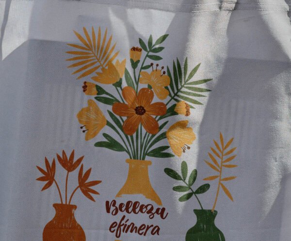 Flor vintage - Tote Bag - Imagen 3
