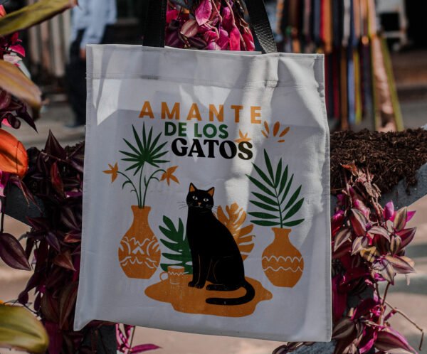 Amante de gatos - Tote Bag - Imagen 2