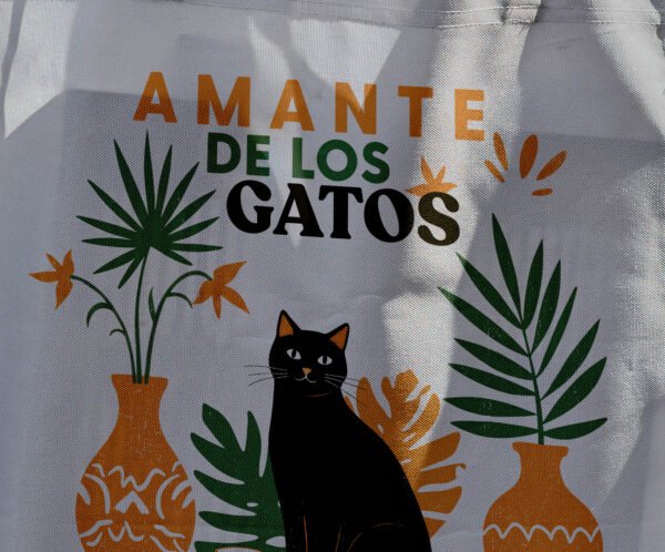 Amante de gatos - Tote Bag - Imagen 3